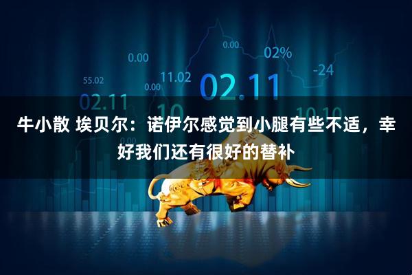 牛小散 埃贝尔：诺伊尔感觉到小腿有些不适，幸好我们还有很好的替补